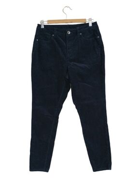 Style&Co Navy Corduroy Pants - Classic Deep Navy Skinny Style. Size 8